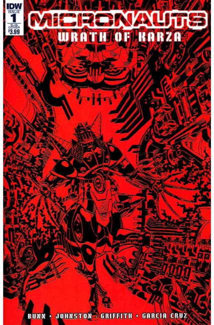 Micronauts Wrath of Karza #1 Subscription Cover [IDW Comic] THUMBNAIL