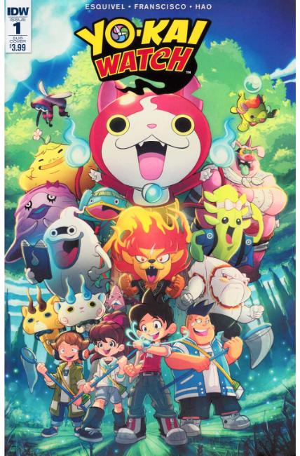 Yo-Kai Watch #1 Subscription Cover [IDW Comic] THUMBNAIL
