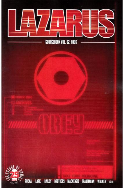 Lazarus Sourcebook #2 [Image Comic] LARGE