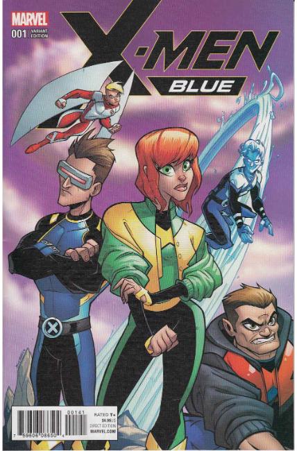 X-Men Blue #1 Martin Variant Cover Near Mint (9.4) [Marvel Comic] LARGE
