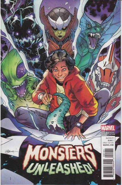 Monsters Unleashed #1 RB Silva Variant Cover [Marvel Comic] THUMBNAIL