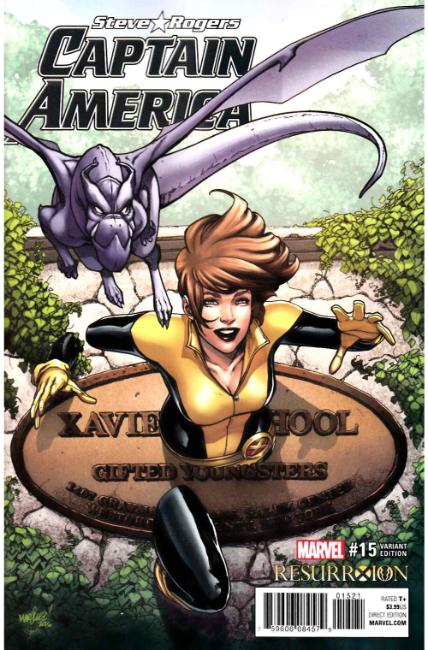 Captain America Steve Rogers #15 Marquez Ressurxion Variant Cover [Marvel Comic] LARGE