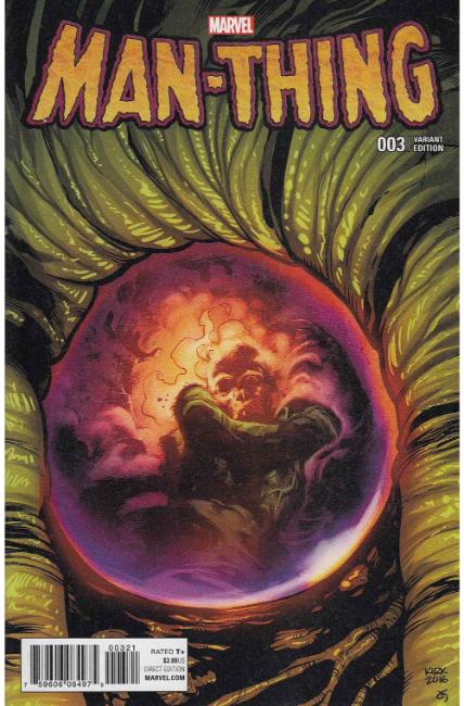 Man-Thing #3 Kirk Variant Cover [Marvel Comic] THUMBNAIL