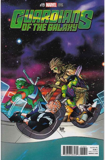 Guardians of the Galaxy #19 Ferry Variant Cover [Marvel Comic] LARGE