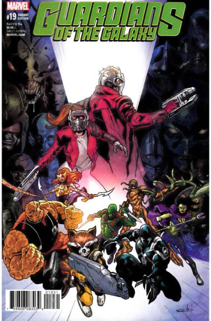 Guardians of the Galaxy #19 Schiti Final Issue Variant Cover [Marvel Comic] LARGE