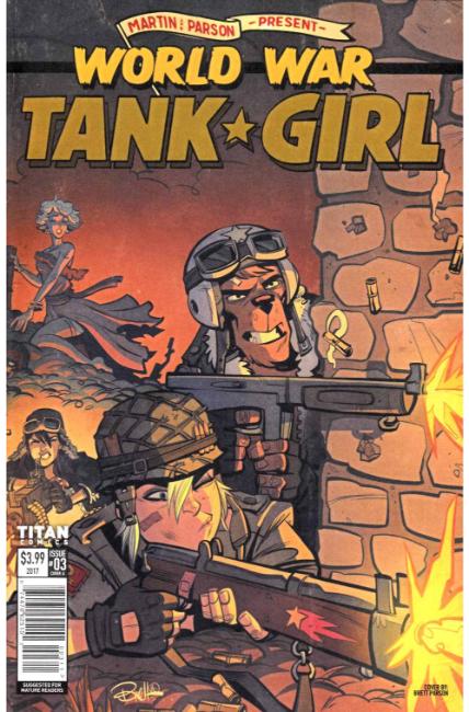 Tank Girl World War Tank Girl #3 Cover A [Titan Comic] THUMBNAIL