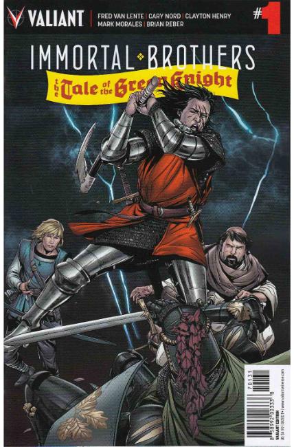 Immortal Brothers Green Knight #1 Cover C- Laming Variant [Valiant Comic] LARGE