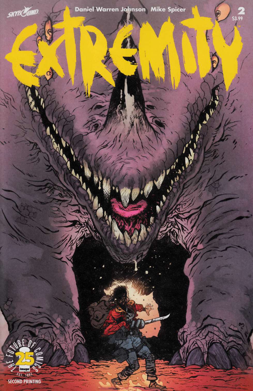 Extremity #2 Second Printing Near Mint (9.4) [Image Comic] LARGE
