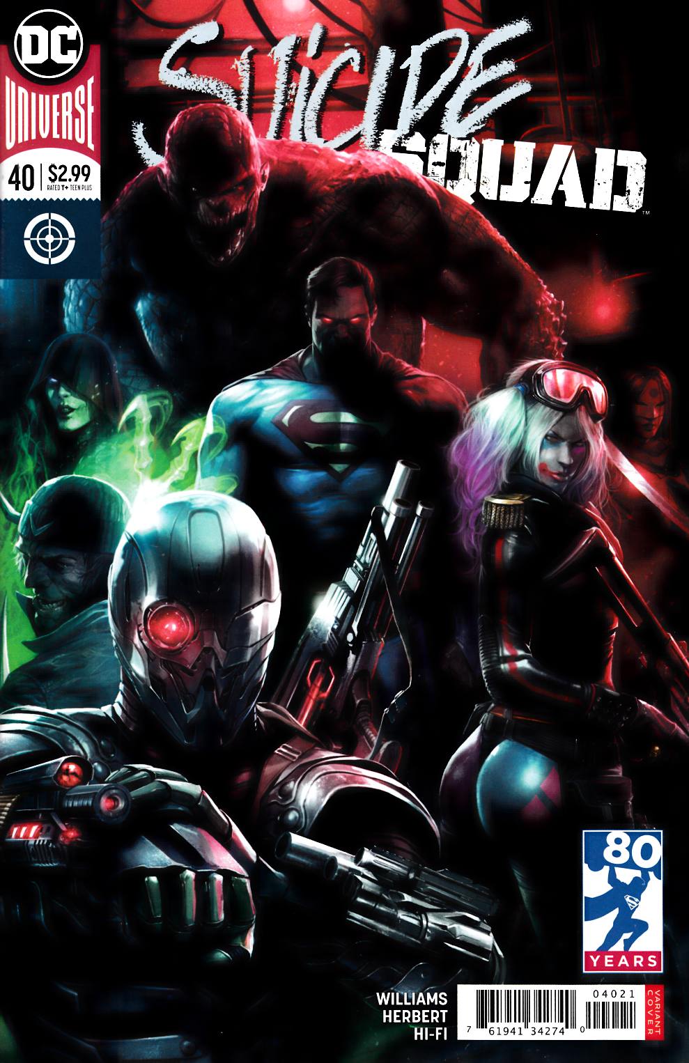 Suicide Squad #40 Mattina Variant Cover [DC Comic] LARGE