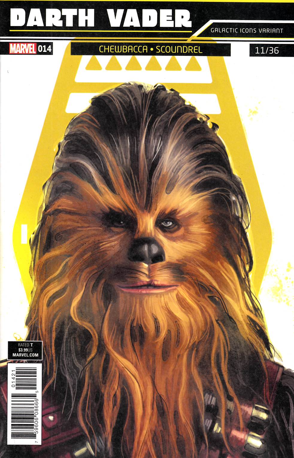 Star Wars Darth Vader #14 Reis Galactic Icon Variant Cover Near Mint (9.4) [Marvel Comic] THUMBNAIL