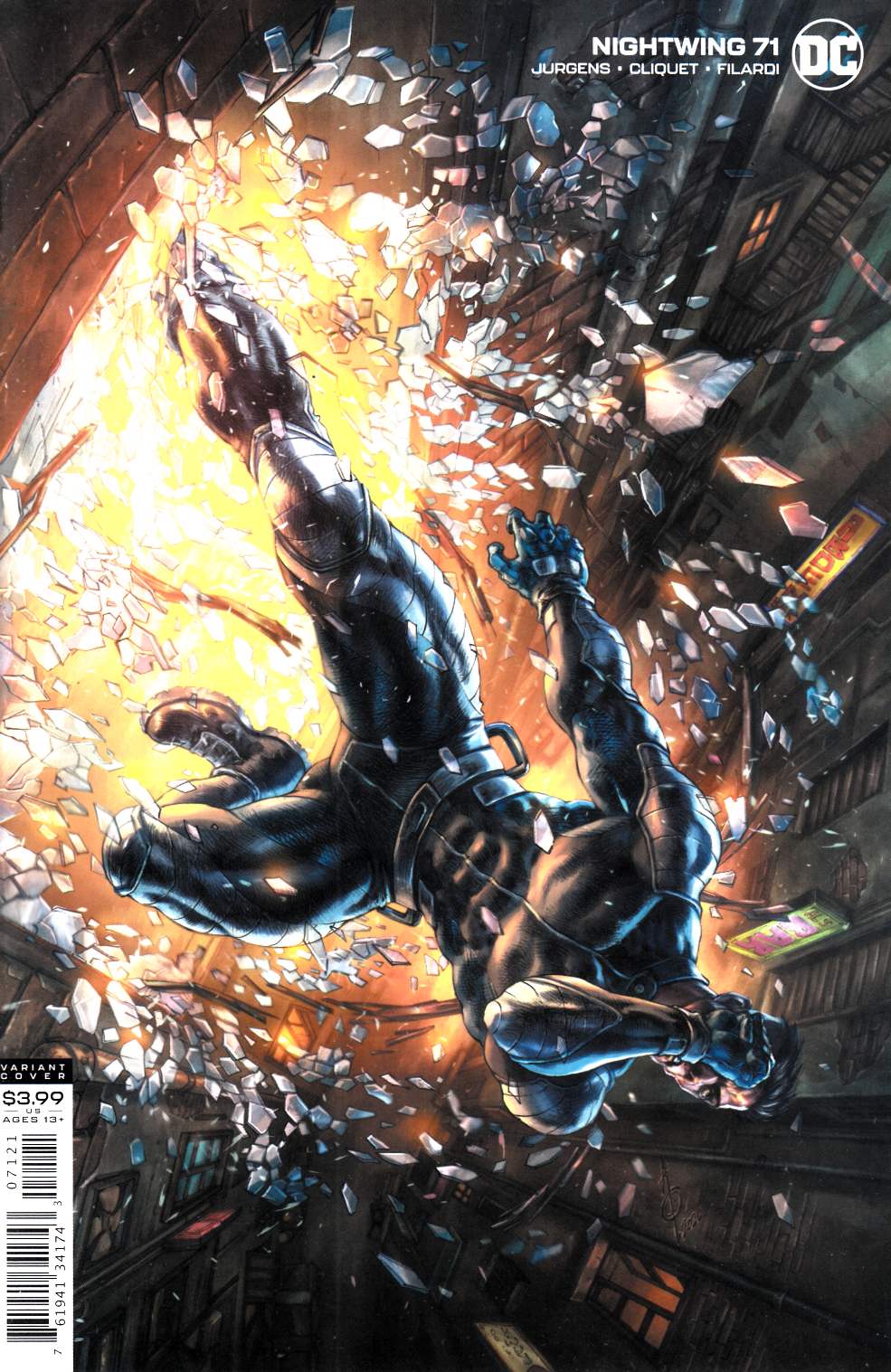 Nightwing #71 Quah Variant Cover Very Fine (8.0) [DC Comic] THUMBNAIL