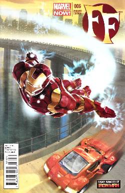 FF #6 Iron Man Many Armors Cover (Now) [Comic] LARGE