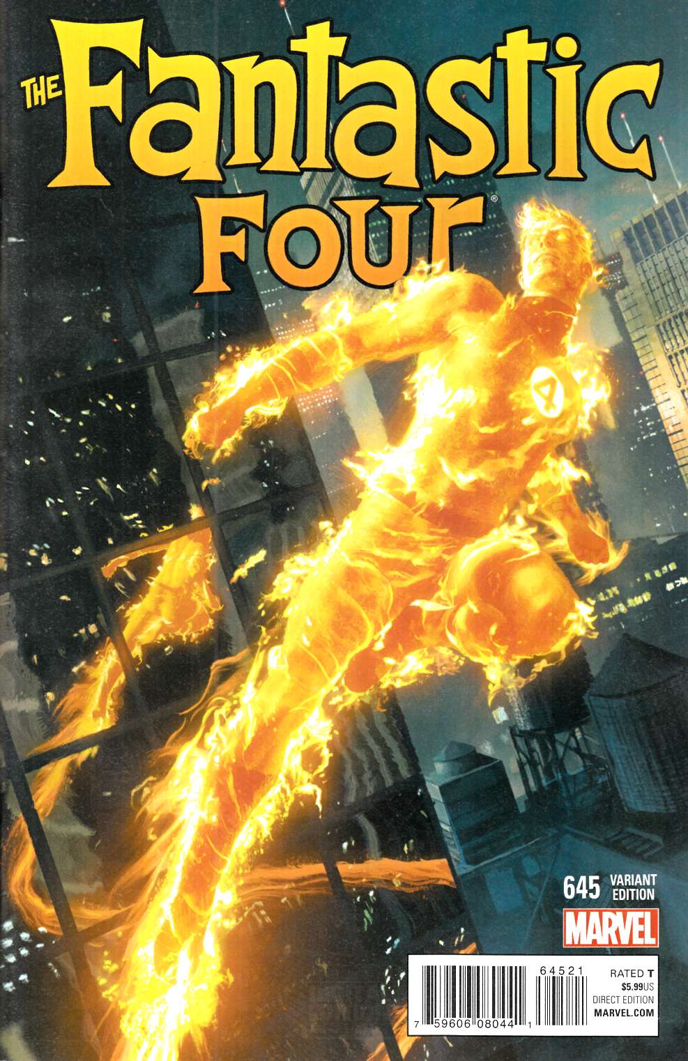 Fantastic Four #645 Komarck Character Variant Cover [Marvel Comic] THUMBNAIL