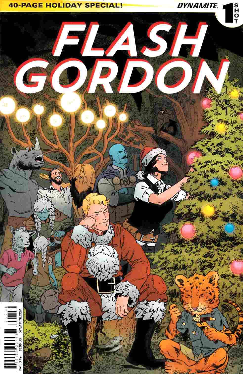 Flash Gordon Holiday Special 2014 (One Shot) Cover A- Shaner [Dynamite Comic] THUMBNAIL