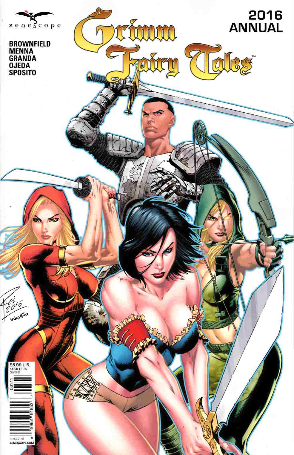 Grimm Fairy Tales Annual 2016 #1 Cover D [Zenescope Comic] THUMBNAIL