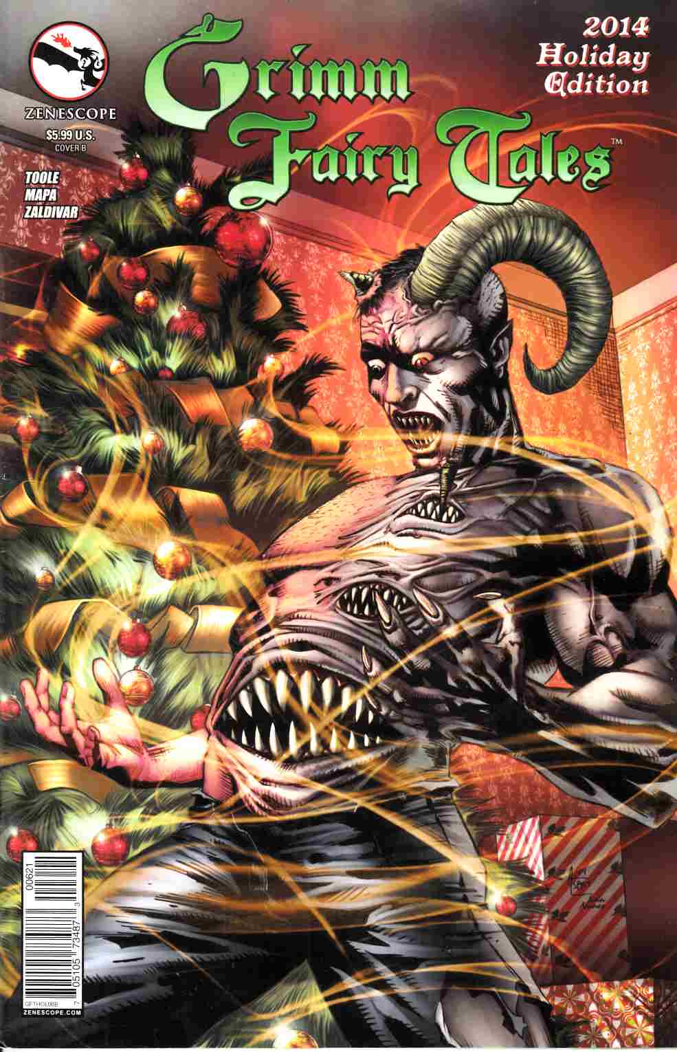 GFT 2014 Holiday Special Cover B Spay [Zenescope Comic] LARGE
