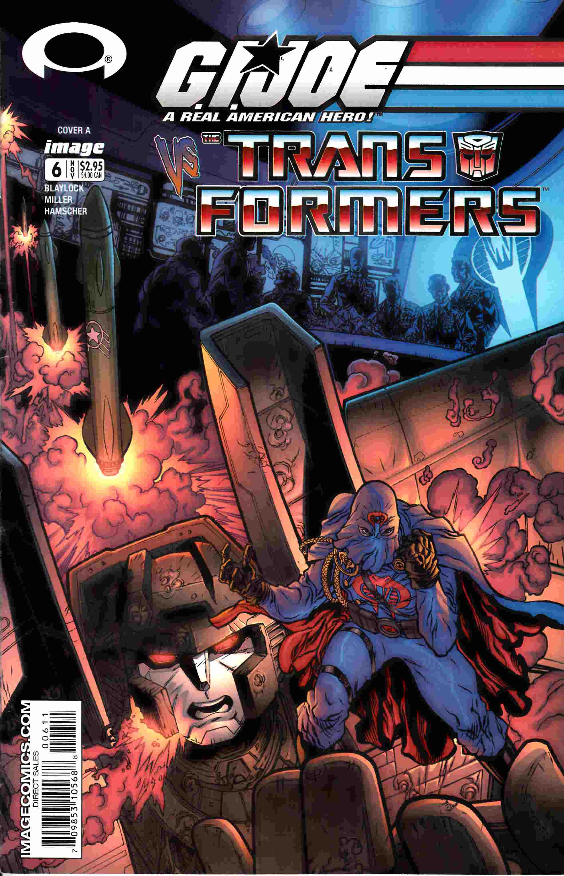 GI Joe Vs Transformers #6 Fine (6.0) [Image Comic] THUMBNAIL
