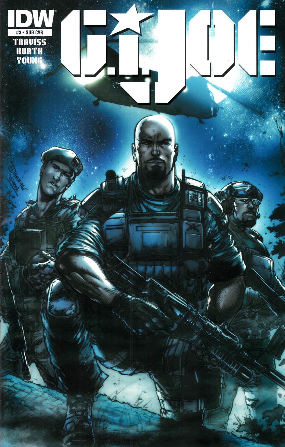 GI Joe (2014) #3 Subscription Cover Near Mint (9.4) [IDW Comic] THUMBNAIL