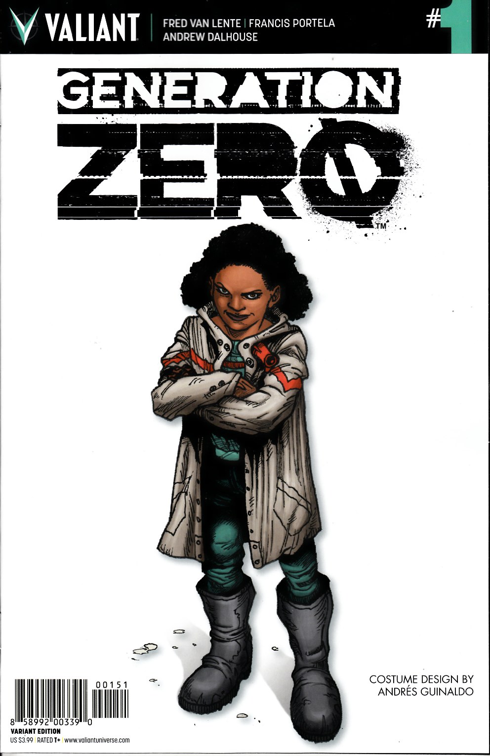 Generation Zero #1 Cover E- Character Design Incentive [Valiant Comic] THUMBNAIL