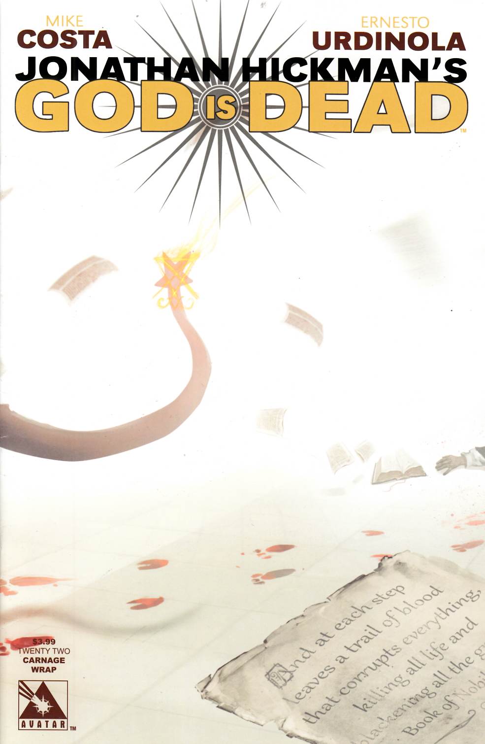 God Is Dead #22 Carnage Wrap Cover [Avatar Comic] THUMBNAIL