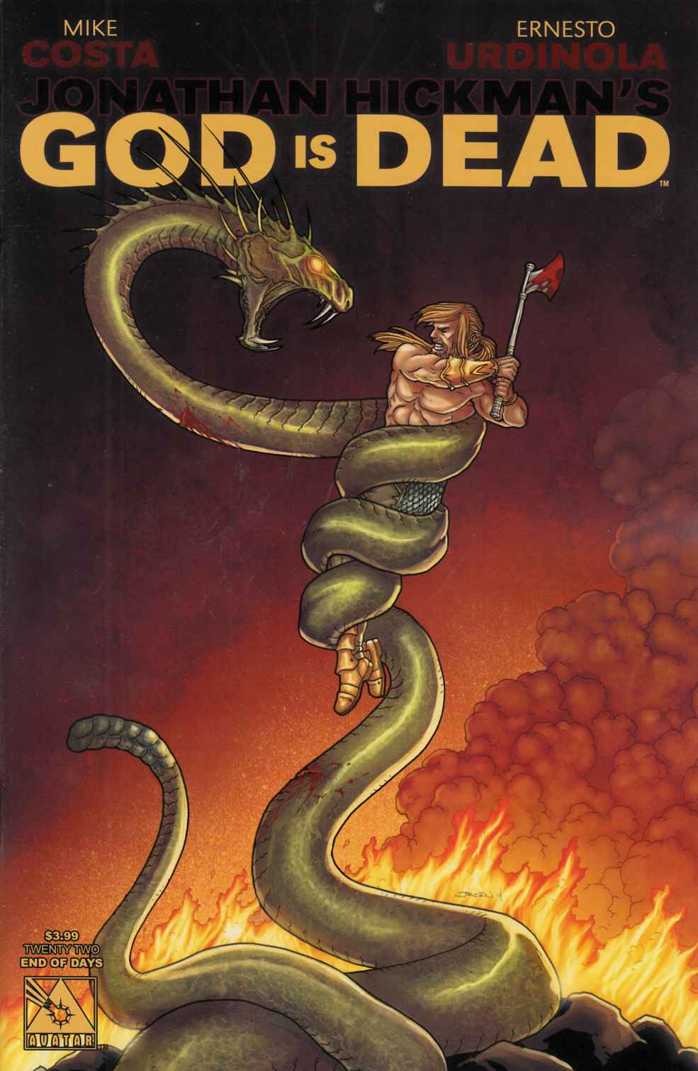 God Is Dead #22 End of Days Cover [Avatar Comic] LARGE