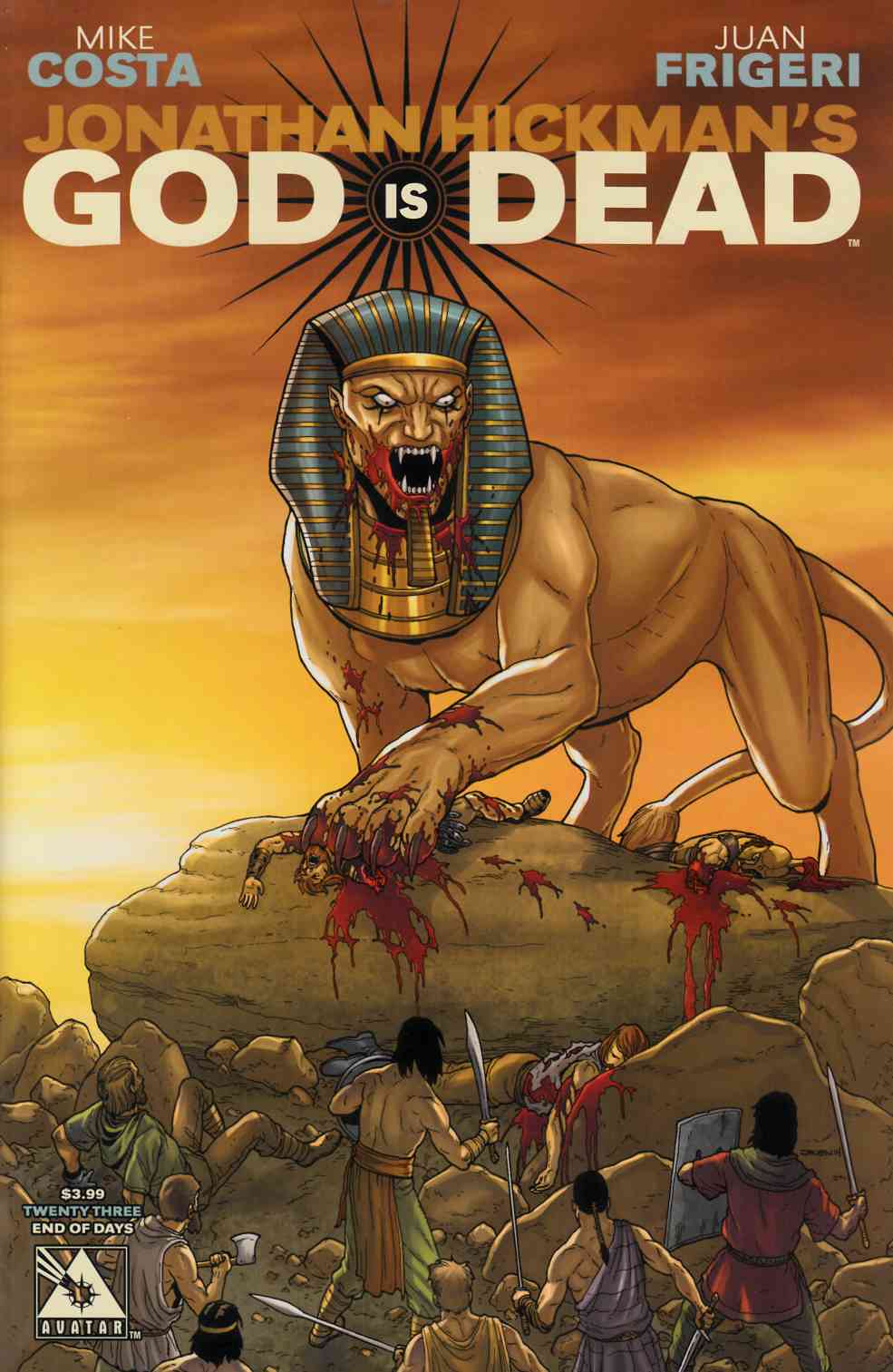 God Is Dead #23 End Of Days Cover [Avatar Comic] LARGE