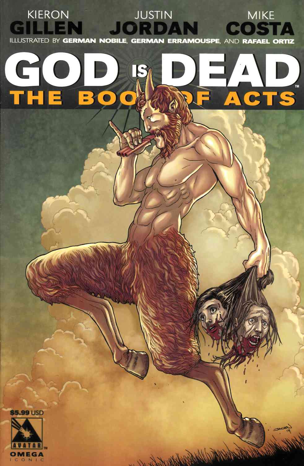 God Is Dead Book of Acts Omega (One Shot) Iconic Cover [Avatar Comic] THUMBNAIL