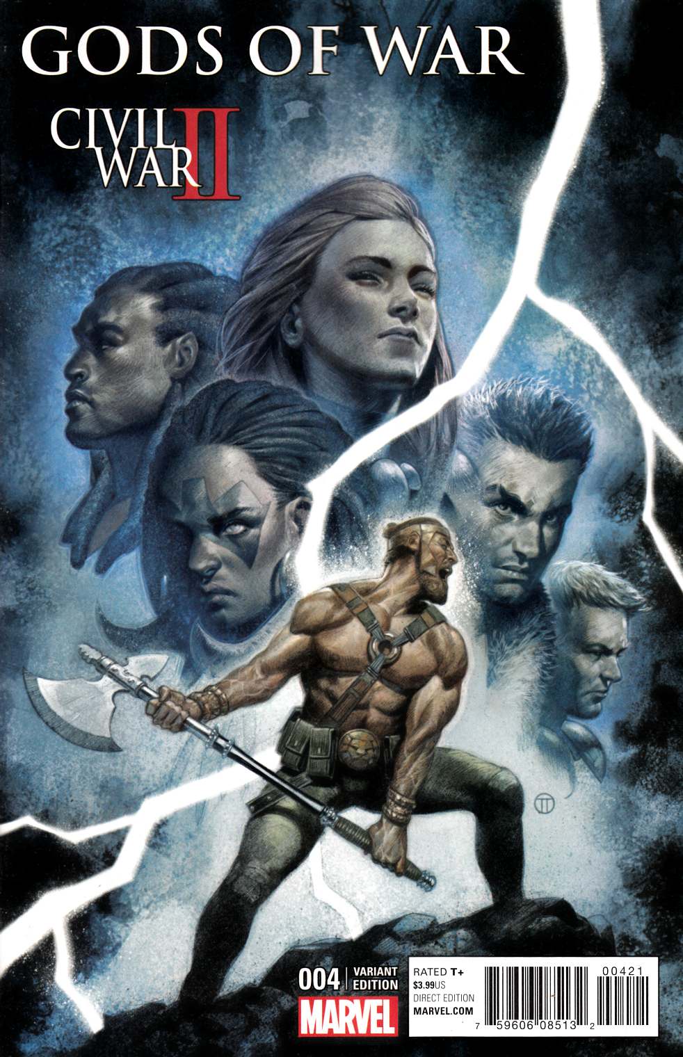 Civil War II Gods of War #4 Tedesco Variant Cover [Marvel Comic] THUMBNAIL