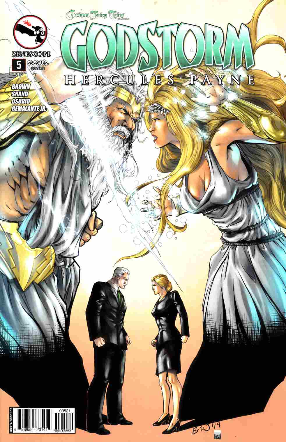 Godstorm Hercules Payne #5 Cover B- Eric J [Comic] THUMBNAIL