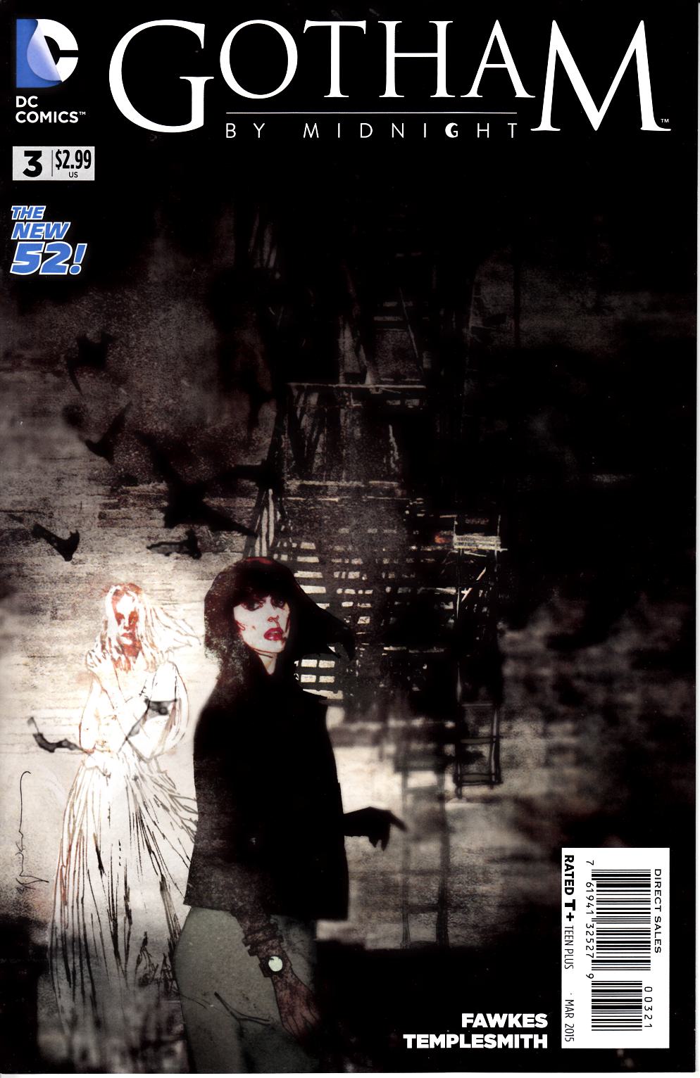 Gotham By Midnight #3 Sienkiewicz Variant Cover [DC Comic] LARGE