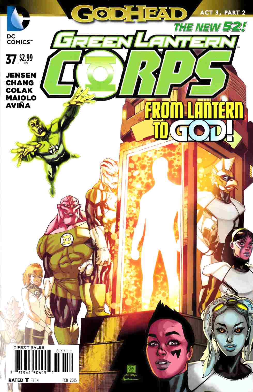 Green Lantern Corps #37 Near Mint (9.4) [DC Comic] THUMBNAIL