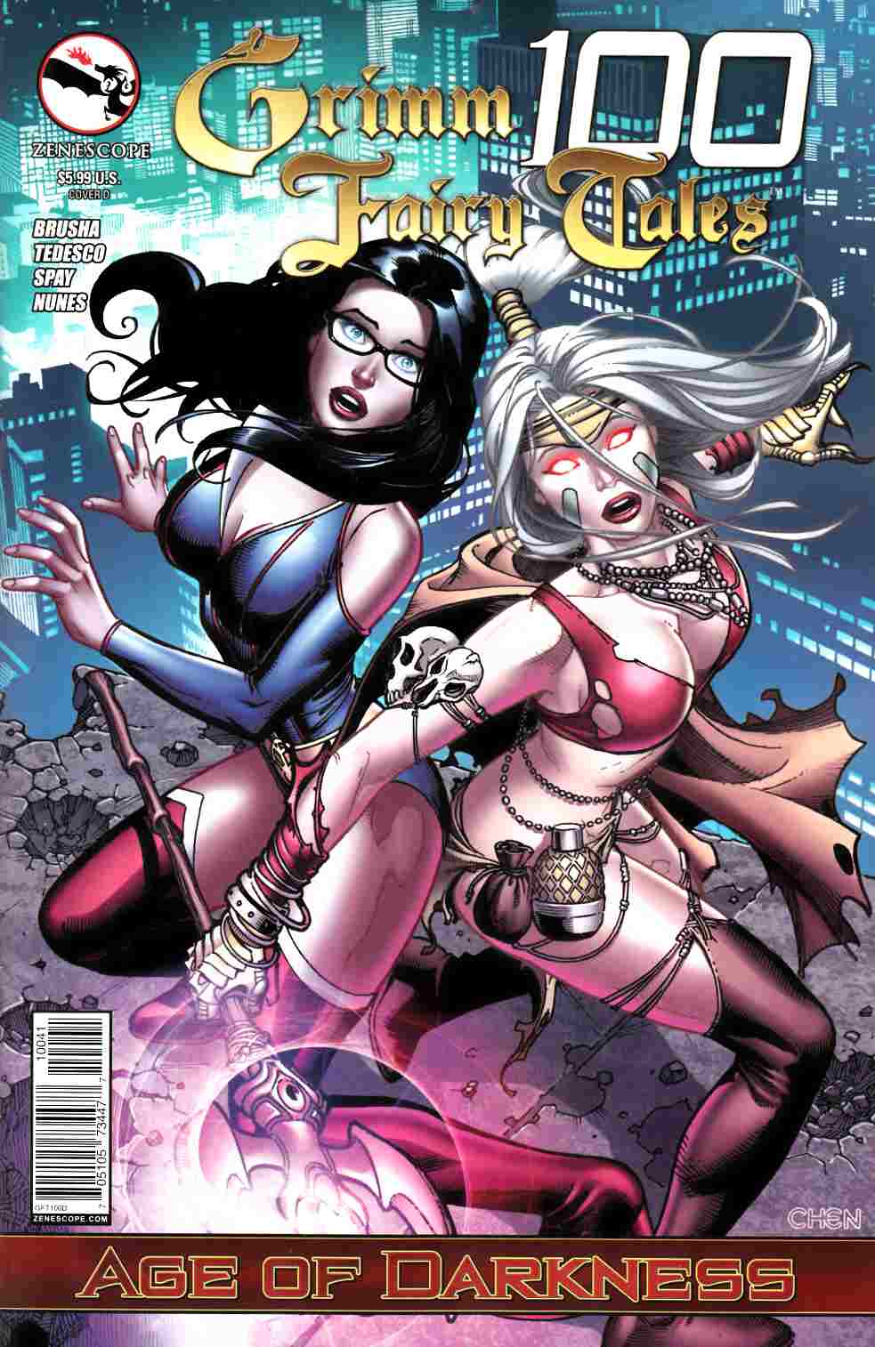 Grimm Fairy Tales #100 Cover D- Chen [Zenescope Comic] LARGE