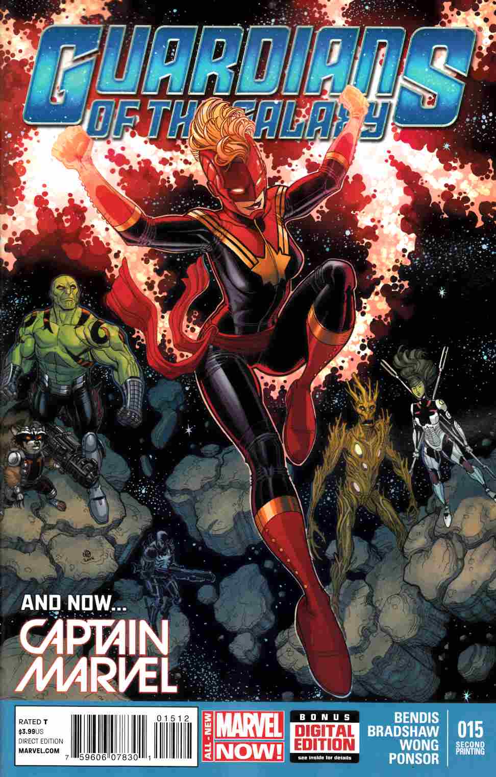 Guardians of the Galaxy #15 Second Printing [Marvel Comic] LARGE