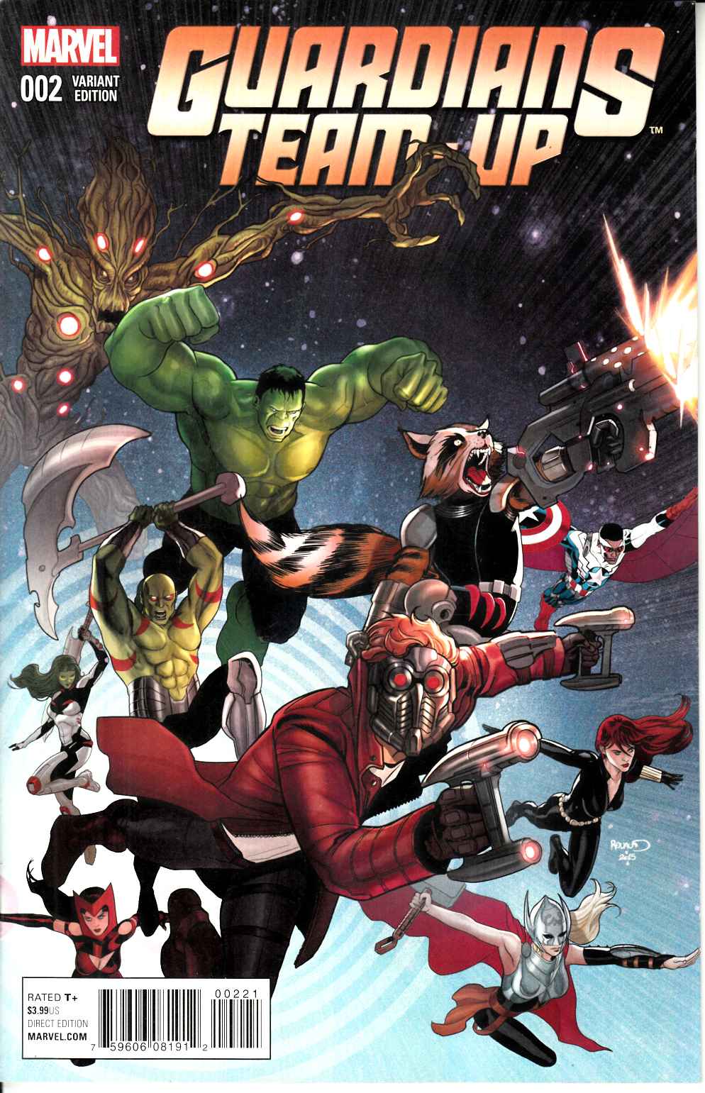 Guardians Team-Up #2 Renaud Variant Cover [Marvel Comic] LARGE