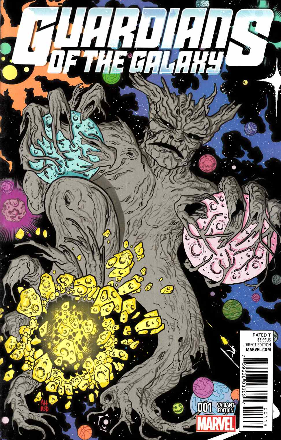 Guardians of the Galaxy #1 Allred Kirby Monster Variant Cover [Marvel Comic] THUMBNAIL