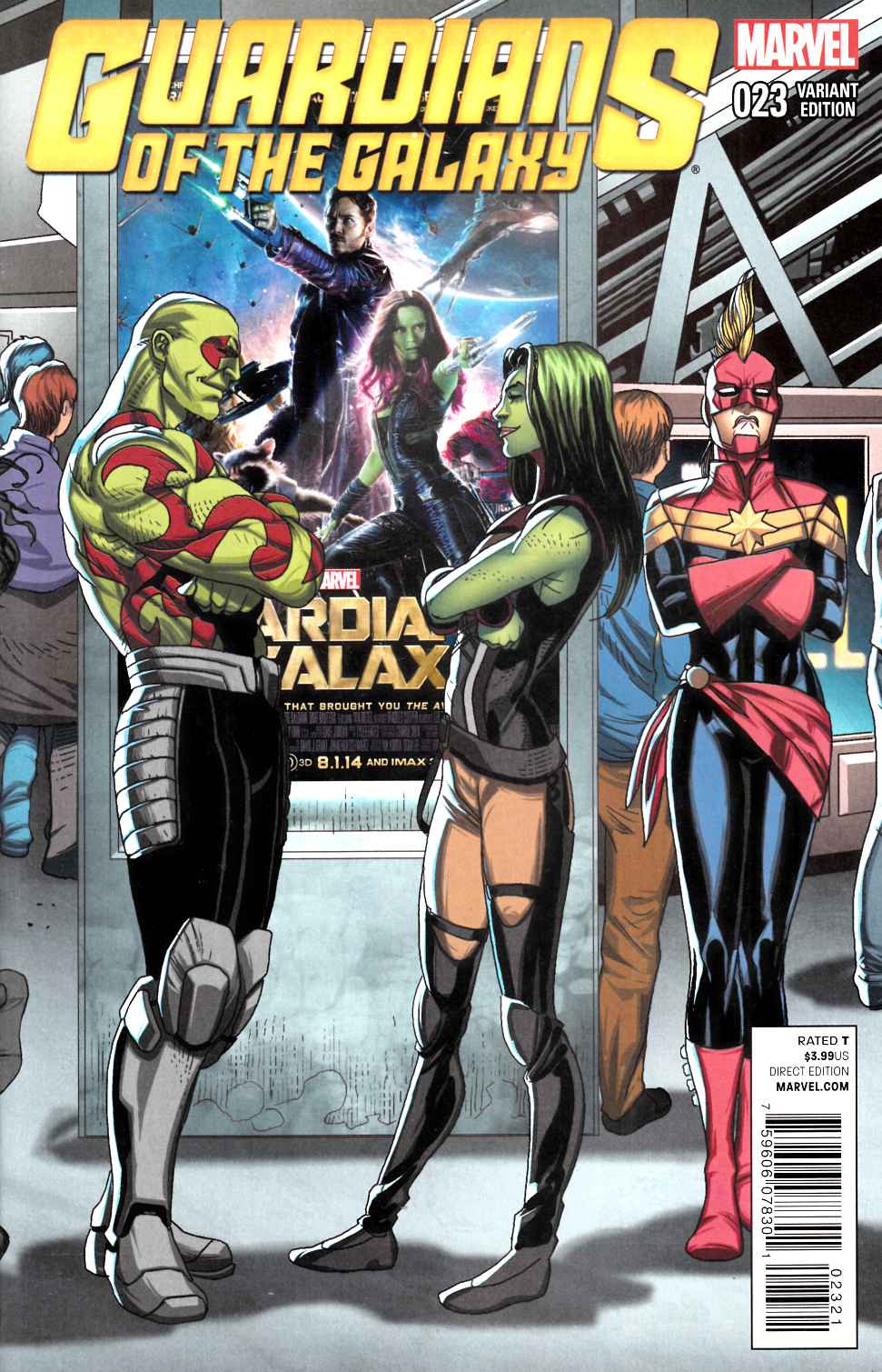 Guardians of Galaxy #23 Welcome Home Variant Cover [Marvel Comic] THUMBNAIL