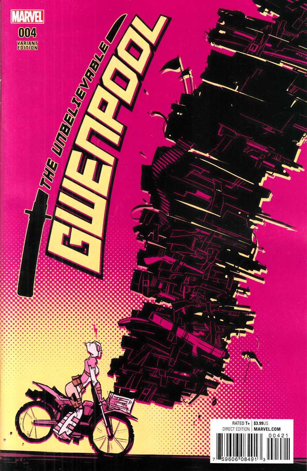 Gwenpool #4 Wu Variant Cover Near Mint (9.4) [Marvel Comic] THUMBNAIL