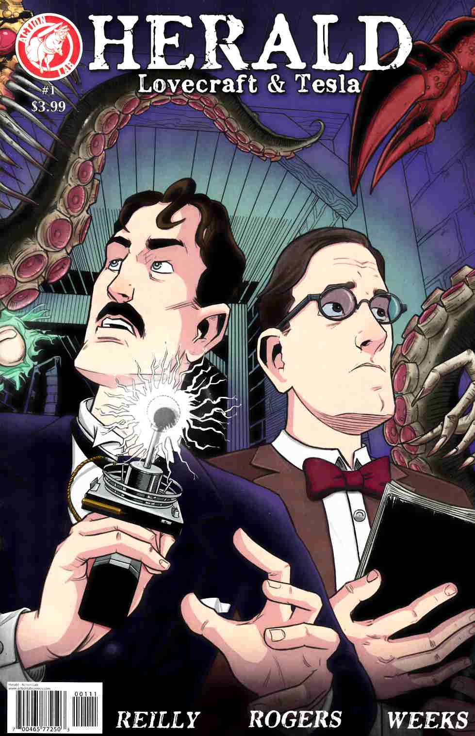 Herald Lovecraft and Tesla #1 Near Mint (9.4) [Action Lab Comic] THUMBNAIL