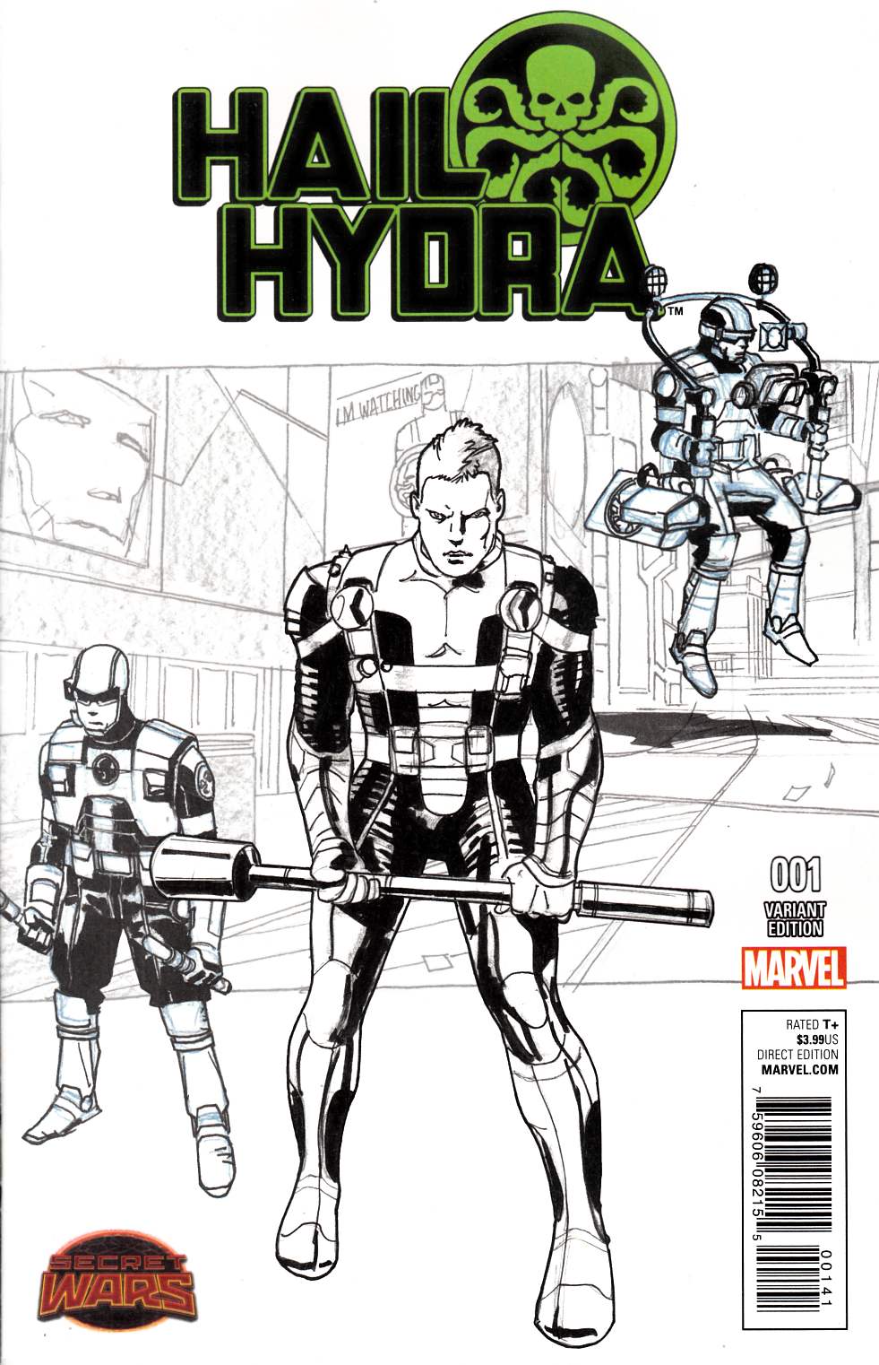 Hail Hydra #1 Boschi Design Variant Cover [Marvel Comic] THUMBNAIL