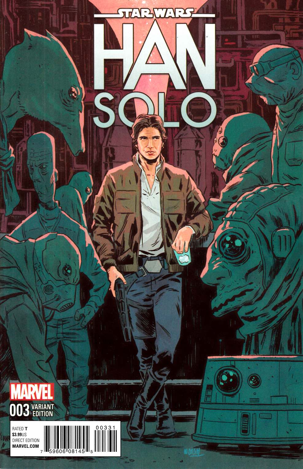 Star Wars Han Solo #3 Walsh Variant Cover [Marvel Comic] THUMBNAIL