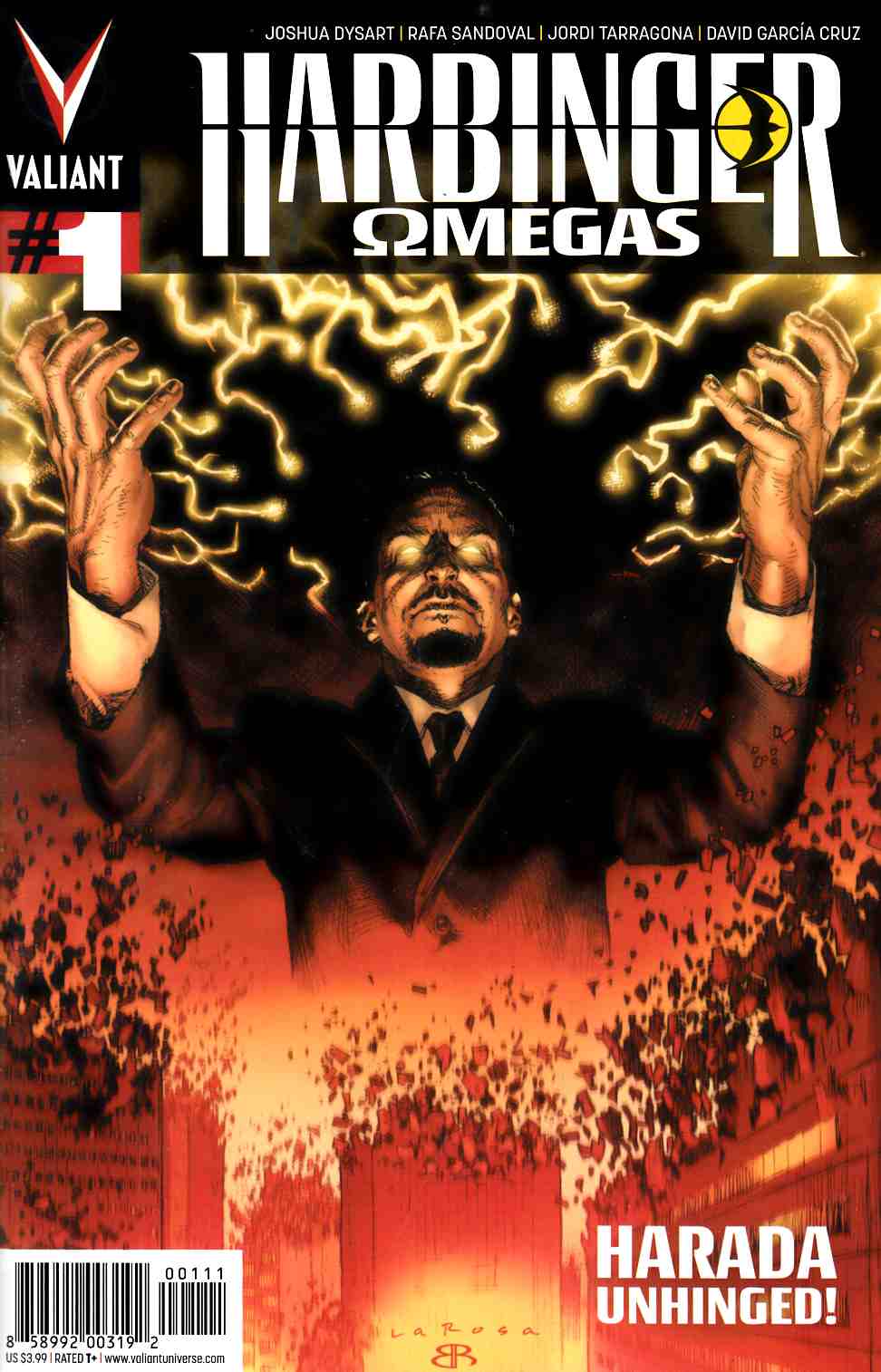 Harbinger Omegas #1 Larosa Cover [Valiant Comic] LARGE