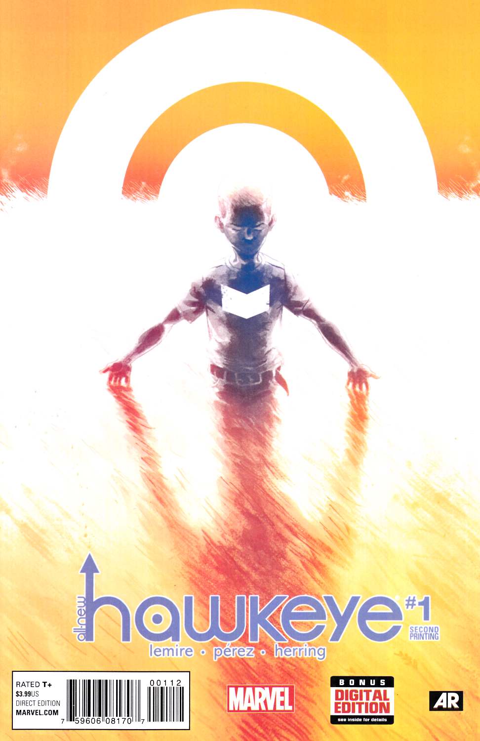 All New Hawkeye #1 Second Printing [Marvel Comic] LARGE
