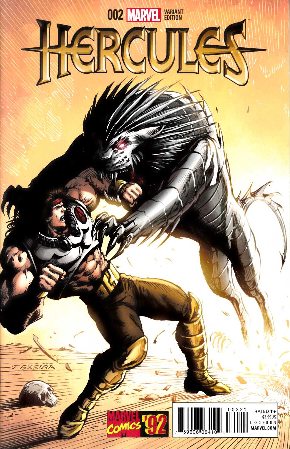 Hercules #2 Texiera Marvel 92 Variant Cover [Marvel Comic] THUMBNAIL