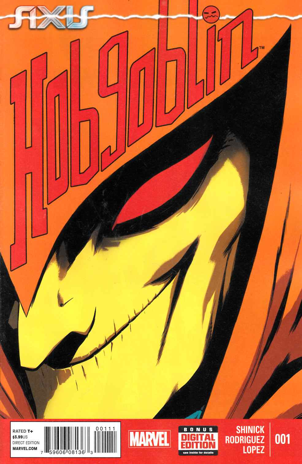 Axis Hobgoblin #1 Near Mint (9.4) [Marvel Comic] THUMBNAIL
