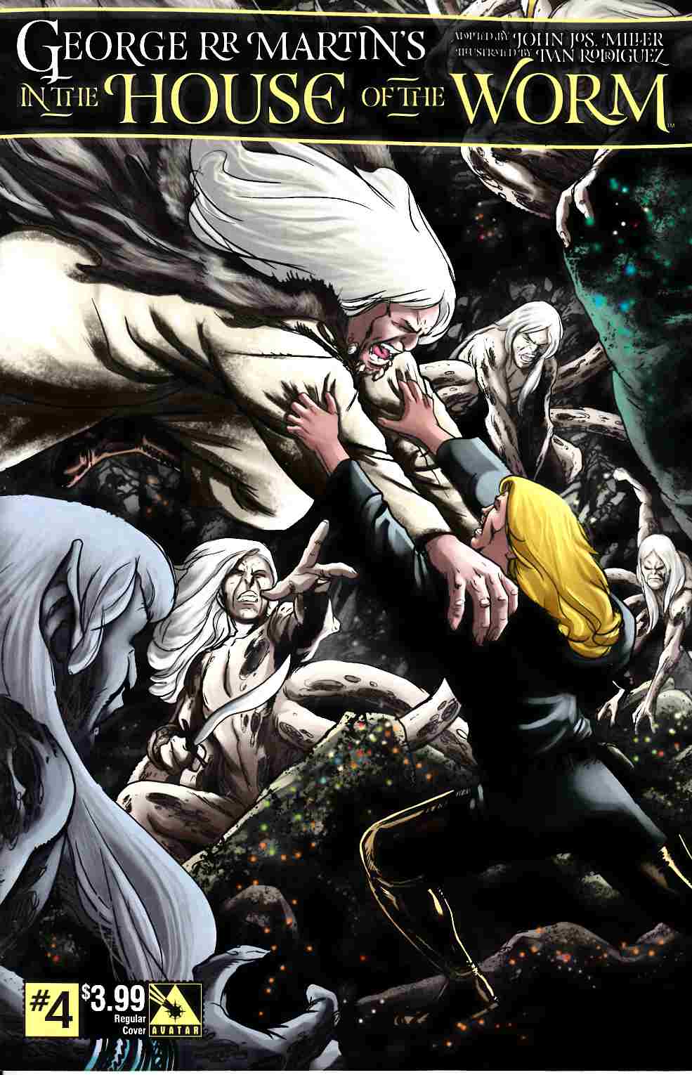 George RR Martin In The House Of The Worm #4 [Avatar Comic] LARGE