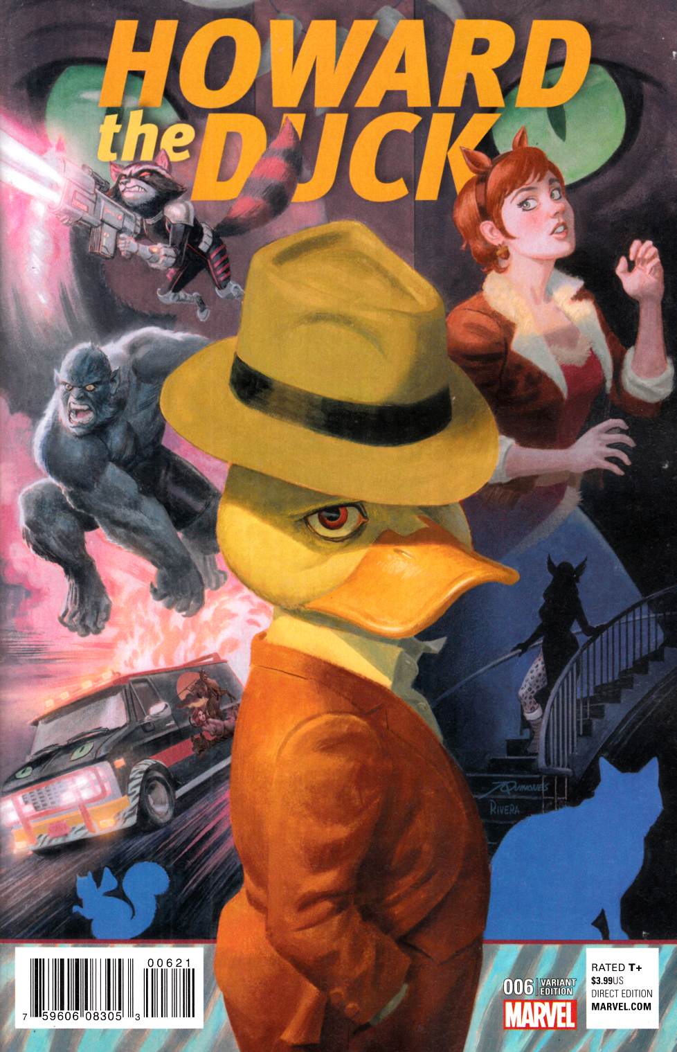 Howard the Duck #6 Quinones Rivera Variant Cover [Marvel Comic] THUMBNAIL