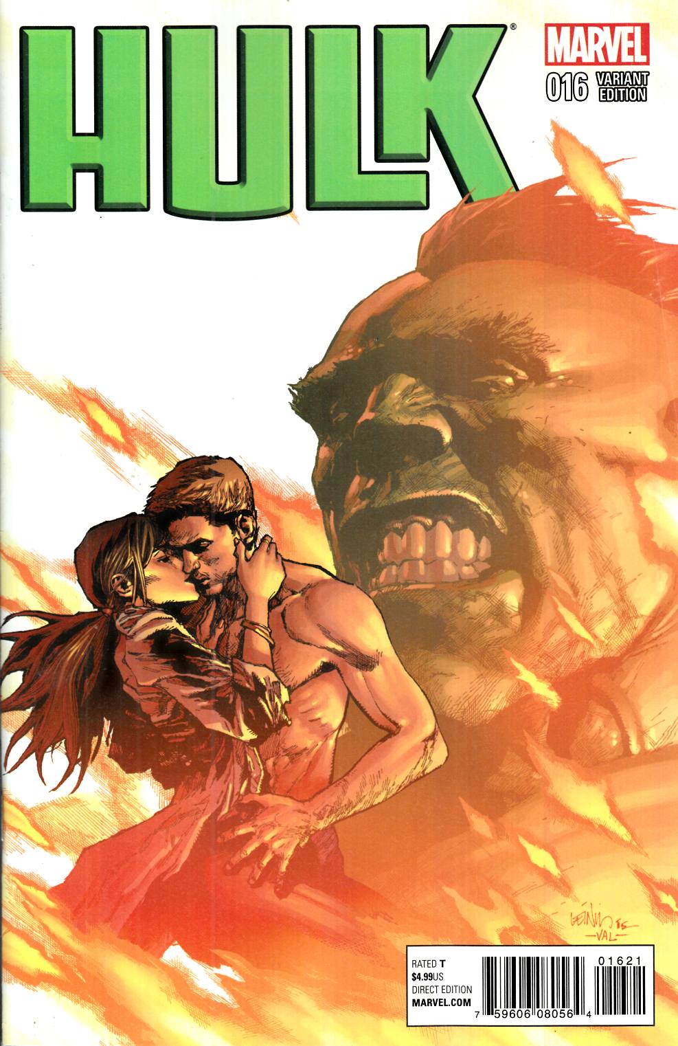 Hulk #16 Yu Variant Cover [Marvel Comic] THUMBNAIL
