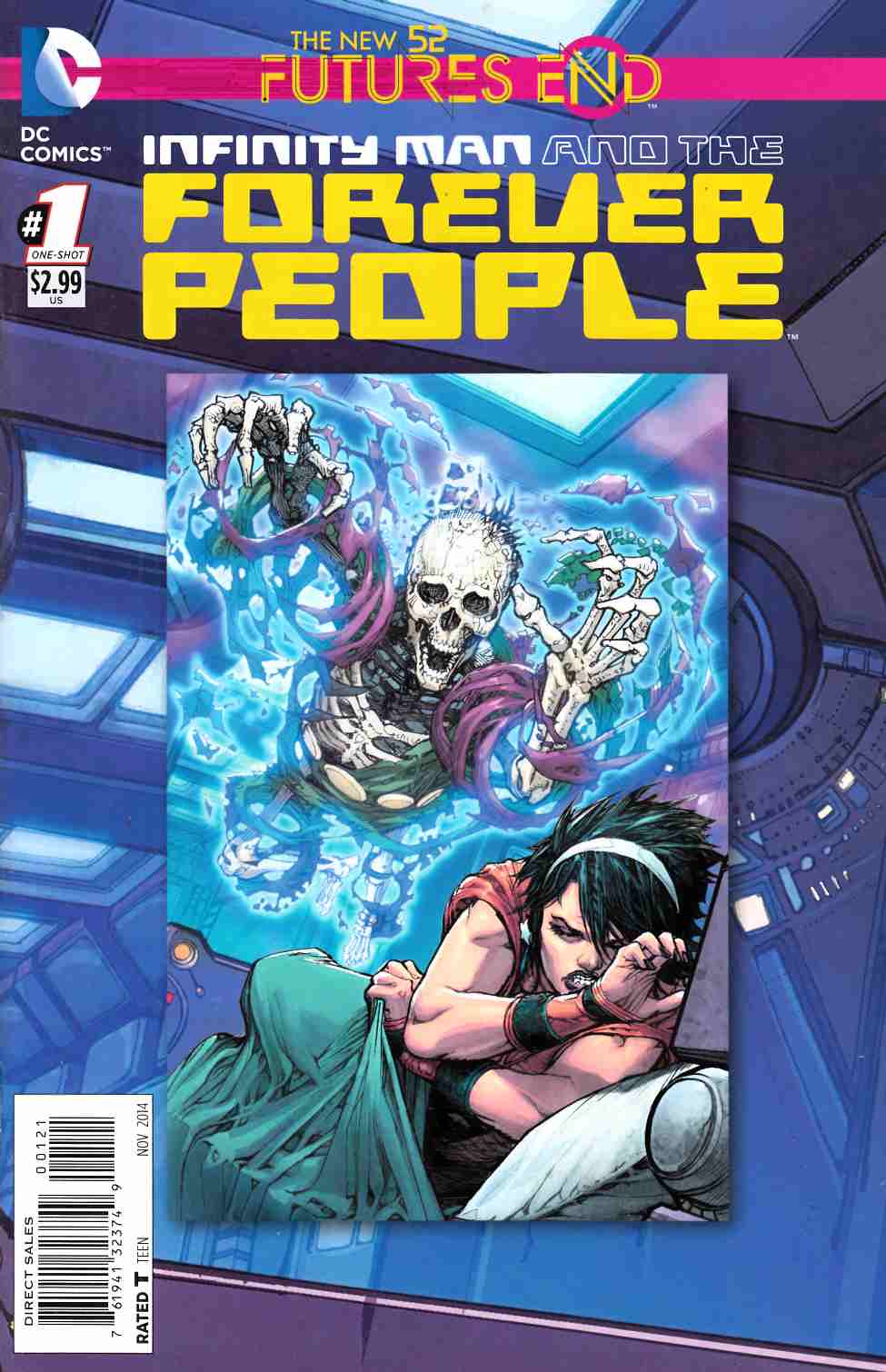 Infinity Man and the Forever People Futures End #1 Near Mint (9.4) [DC Comic] LARGE