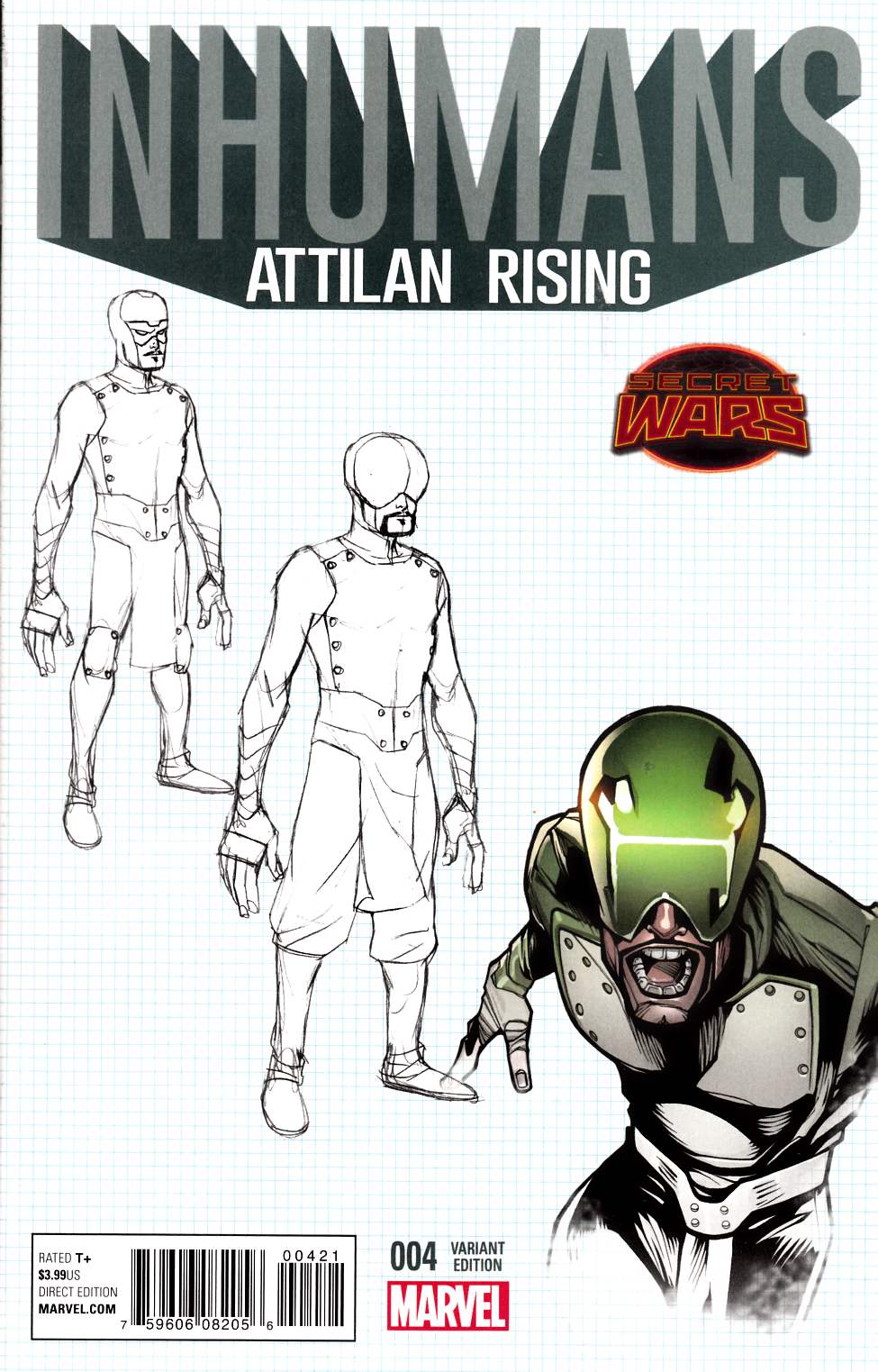 Inhumans Attilan Rising #4 Johnson Design Variant [Marvel Comic] THUMBNAIL