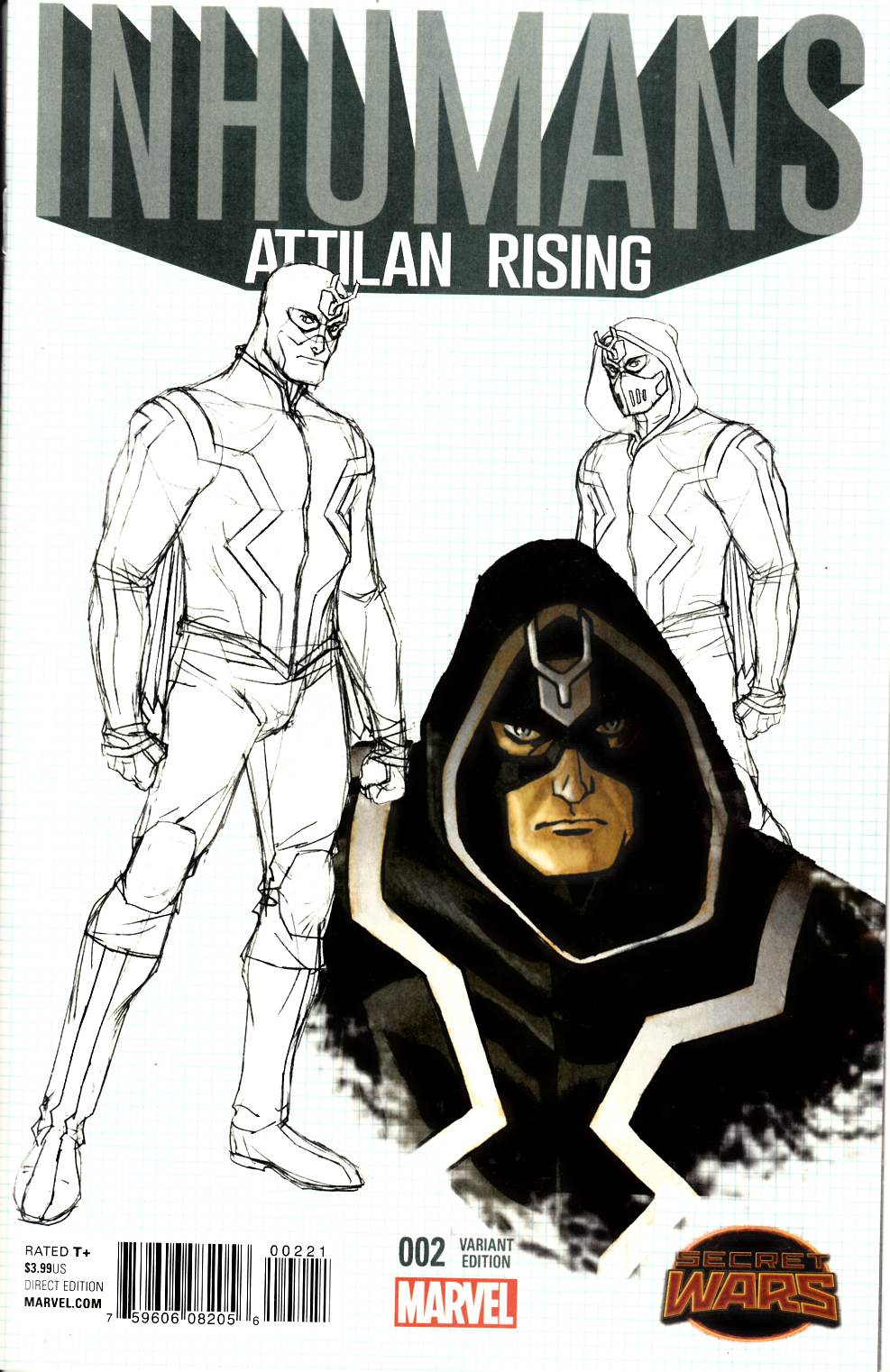 Inhumans Attilan Rising #2 Johnson Design Variant Cover [Marvel Comic] THUMBNAIL
